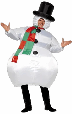 Smiffys Adult Inflatable Snowman Costume