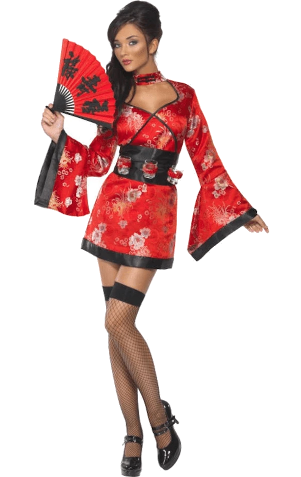 Smiffys Womens Vodka Geisha Costume 1 Smiffys Womens Vodka Geisha Costume