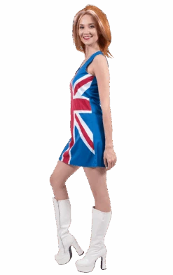 Womens Union Jack Spice Girl Costume -Smiffys Sale Store 00012962a02