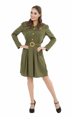 Womens World War 2 Military Dress