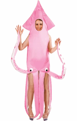 Adult Pink Squid Animal Costume