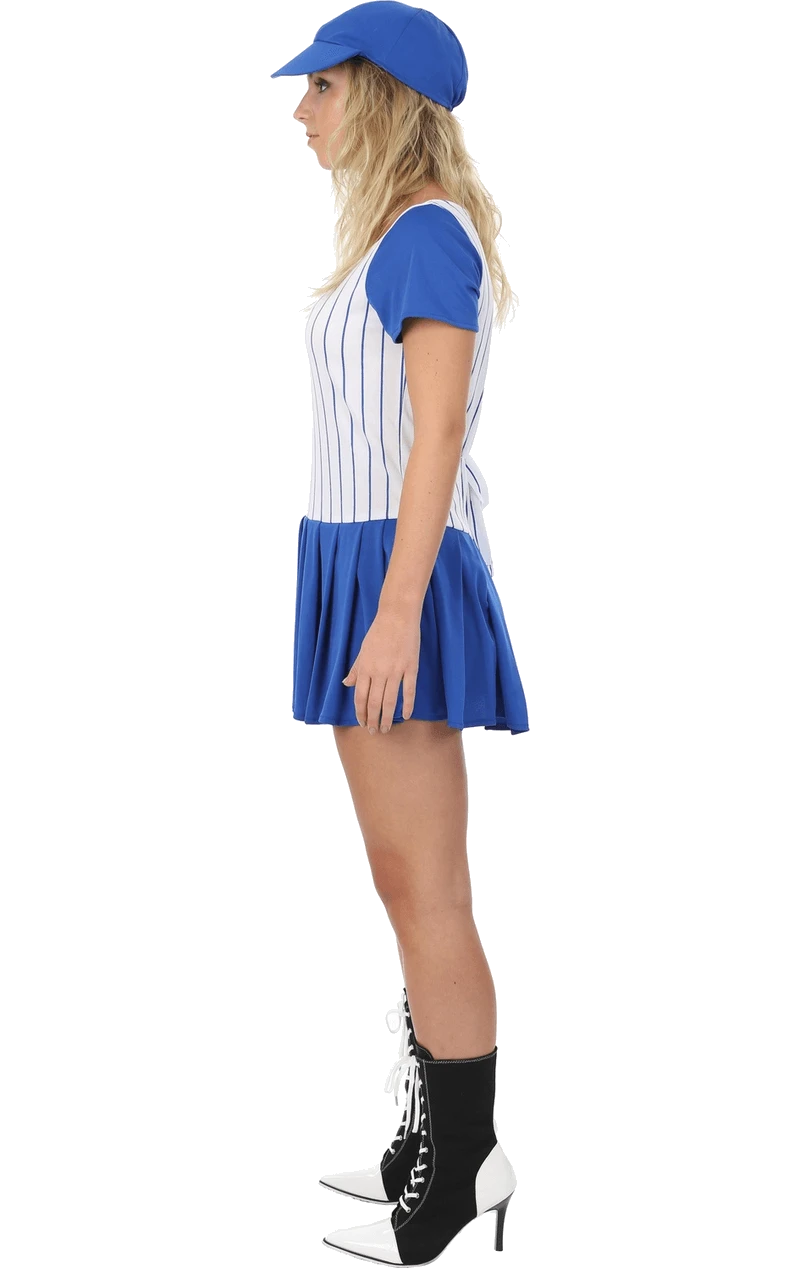 Ladies Baseball Girl Costume 2 Ladies Baseball Girl Costume - Image 2