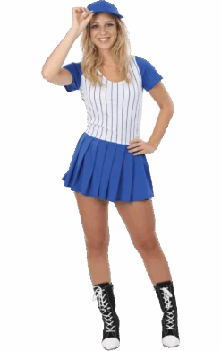 Ladies Baseball Girl Costume