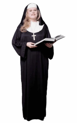 Womens Nun Plus Size Costume