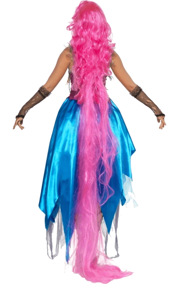 Smiffys Womens Halloween Ripped Rapunzel Costume 3 Smiffys Womens Halloween Ripped Rapunzel Costume - Image 3