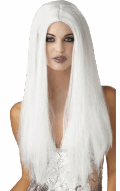 Palmer Long White Wig