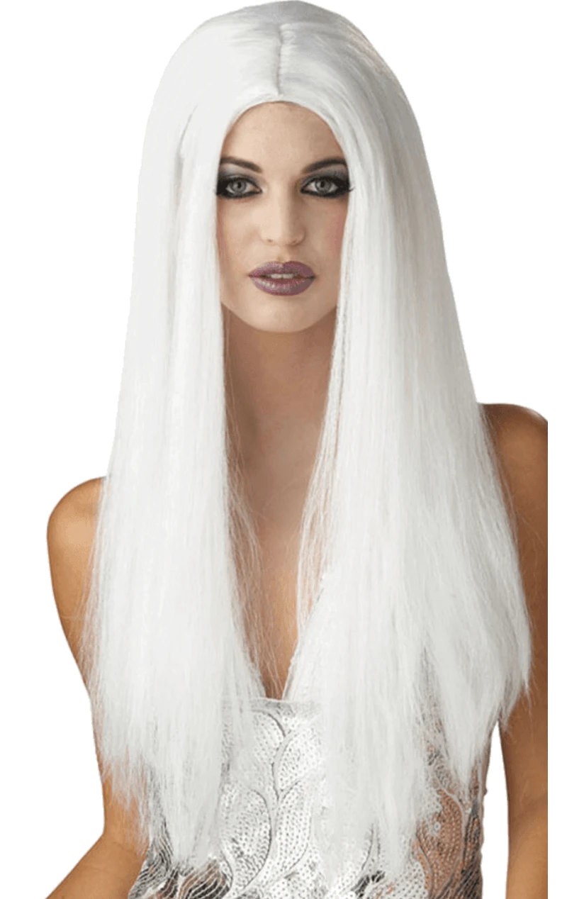 Palmer Long White Wig 1 Palmer Long White Wig
