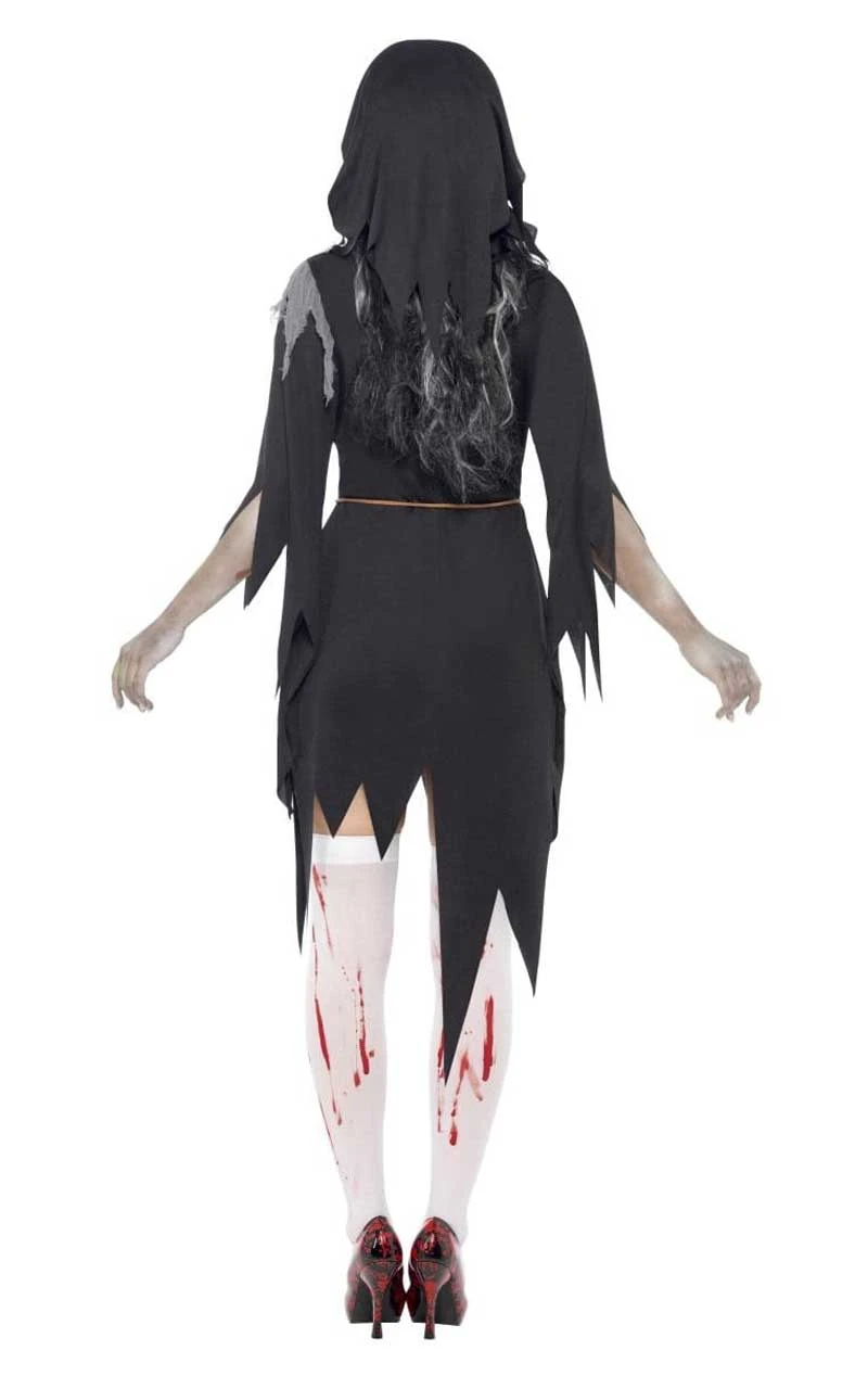 Smiffys Womens Halloween Zombie Nun Costume 3 Smiffys Womens Halloween Zombie Nun Costume - Image 3