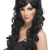 Smiffys Long Black Pop Wig