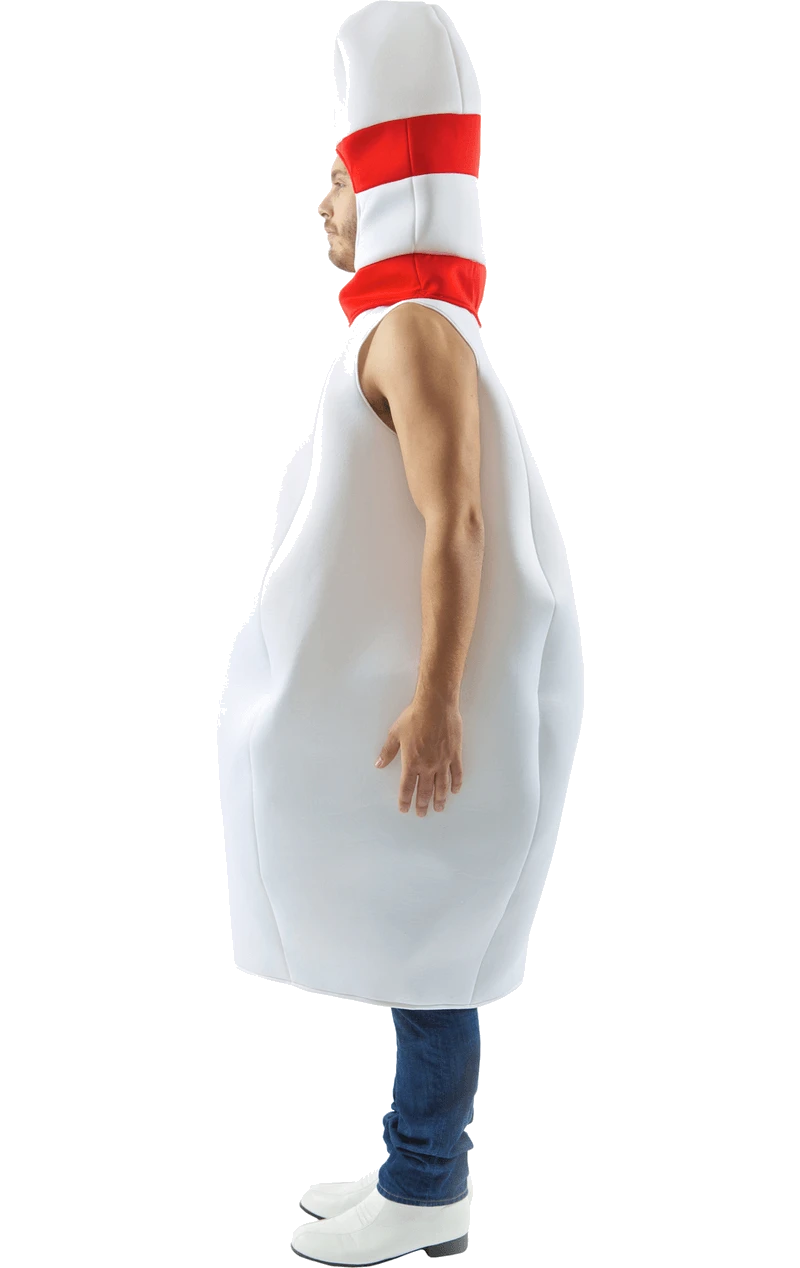 Adult Bowling Pin Costume 2 Adult Bowling Pin Costume - Image 2