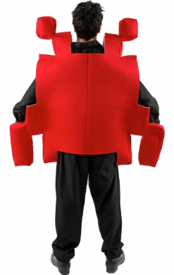 Adult Red Space Invader Costume -Smiffys Sale Store 00015846a02