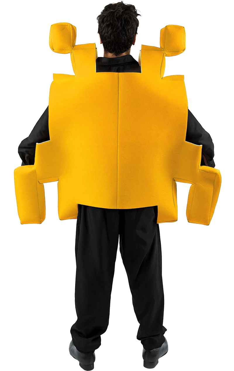 Yellow Space Invader Costume 3 Yellow Space Invader Costume - Image 3