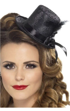 Smiffys Black Top Hat Headband