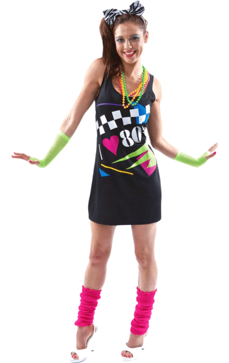 Ladies I Love The 80s Dress 1 Ladies I Love The 80s Dress