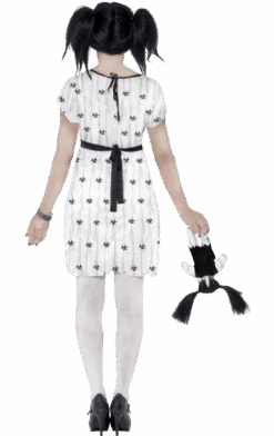 Smiffys Womens Abby Creepy Halloween Doll Costume 5 Smiffys Womens Abby Creepy Halloween Doll Costume -Smiffys Sale Store 00016413a02