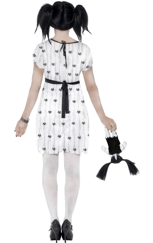 Smiffys Womens Abby Creepy Halloween Doll Costume 3 Smiffys Womens Abby Creepy Halloween Doll Costume - Image 3