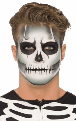 Smiffys Glow-in-Dark Skeleton Make Up