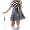 Womens Pub Golf Costume - Black