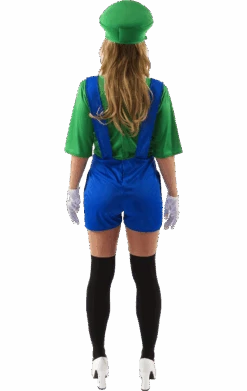 Adult Womens Luigi Costume -Smiffys Sale Store 00017095a02