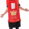 Adult Novelty Post Box Costume -Smiffys Sale Store 00017131p