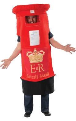 Adult Novelty Post Box Costume