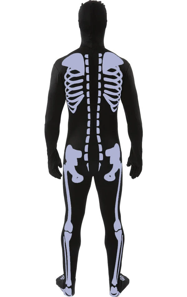 Adult Skeleton Skinsuit Costume 3 Adult Skeleton Skinsuit Costume - Image 3
