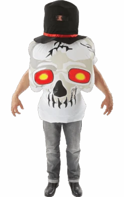 Inflatable Skull Halloween Costume