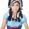 Black & White Doll Curl Wig 2 Black & White Doll Curl Wig -Smiffys Sale Store 00017663p