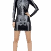Smiffys Womens Miss X-Ray Skeleton Costume -Smiffys Sale Store 00018486p