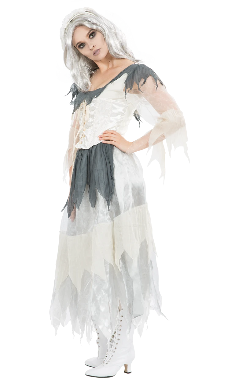 Womens Halloween Corpse Bride Costume 2 Womens Halloween Corpse Bride Costume - Image 2