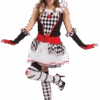 Ladies Harlequin Jester Costume -Smiffys Sale Store 00018904p