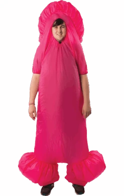 Adult Inflatable Pink Penis Costume