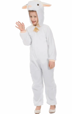 Kids Woolly Lamb Costume