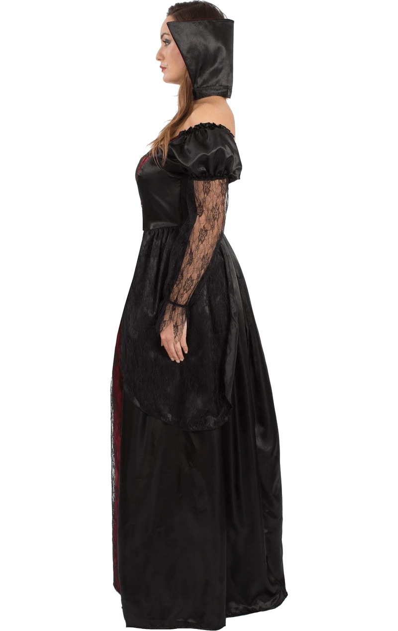Adult Halloween Vampiress Costume 2 Adult Halloween Vampiress Costume - Image 2
