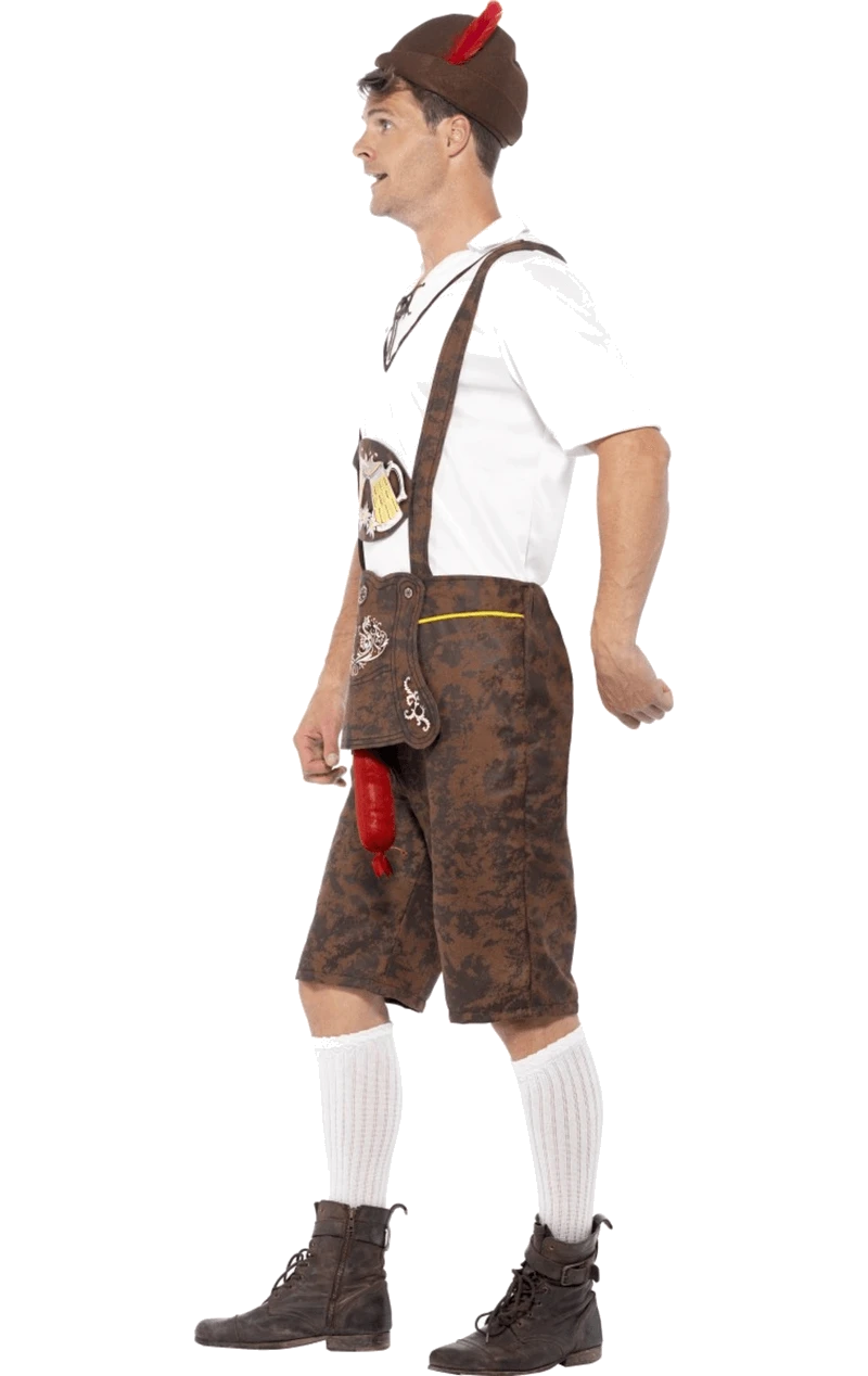 Smiffys Mens Brad Wurst Costume 2 Smiffys Mens Brad Wurst Costume - Image 2