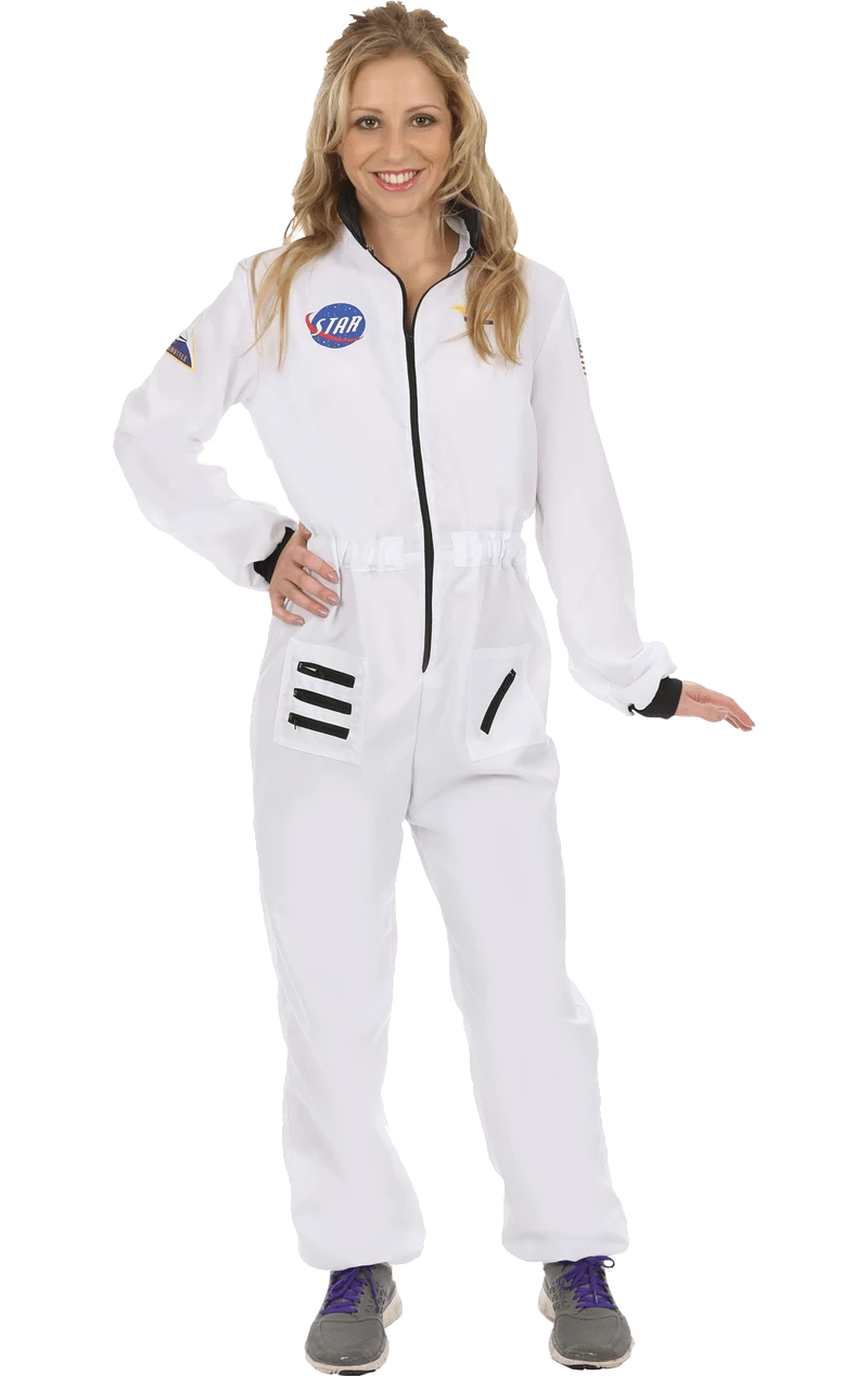 Womens Modern Astronaut Costume 1 Womens Modern Astronaut Costume