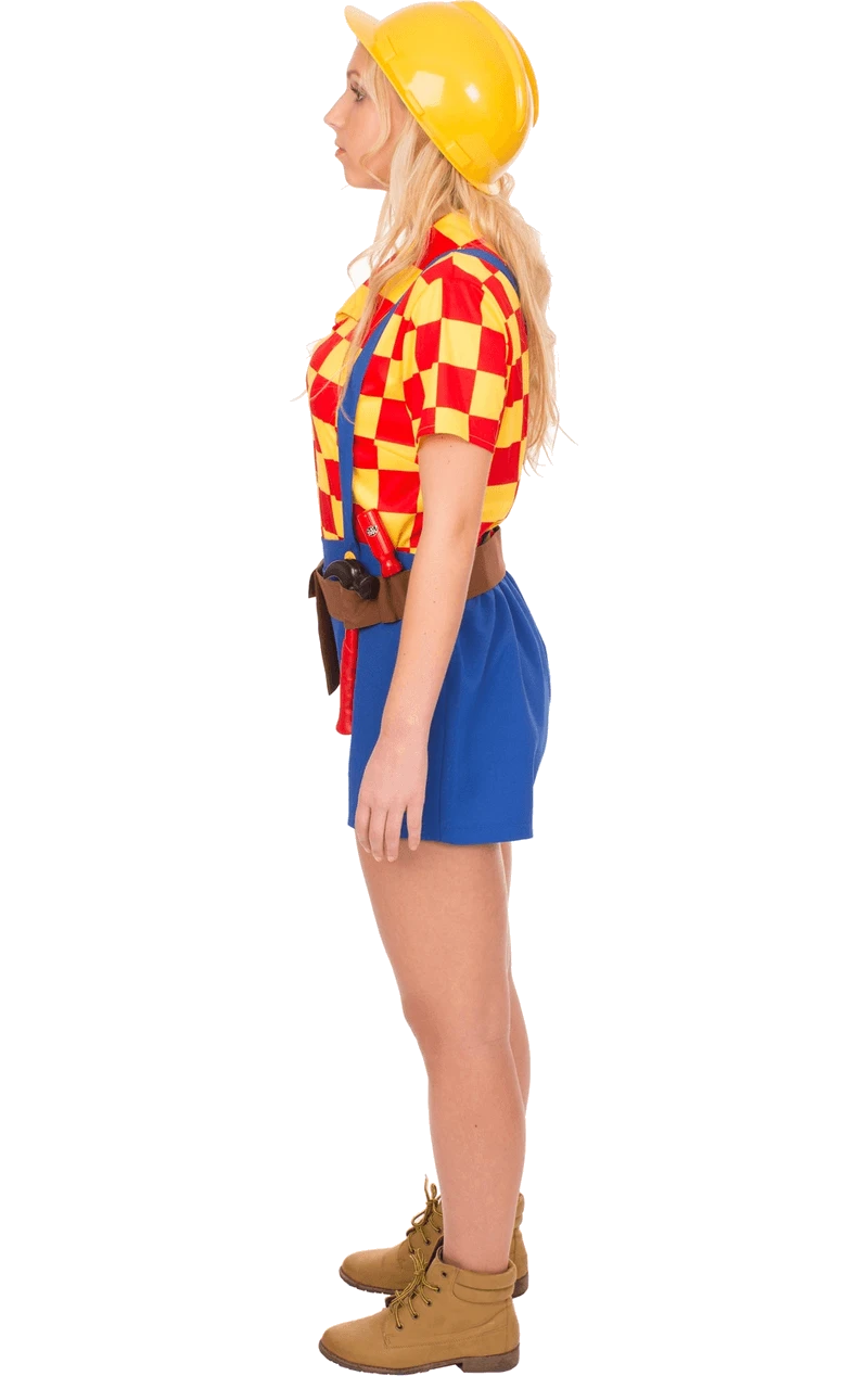 Womens Wendy Bob The Builder Costume 2 Womens Wendy Bob The Builder Costume - Image 2