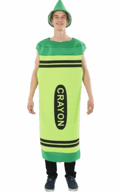 Adult Green Crayon Costume