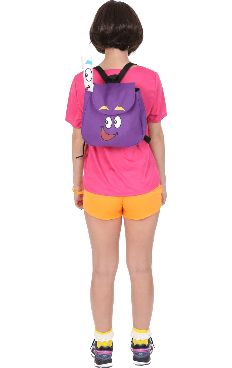 Adult Dora The Explorer Costume 3 Adult Dora The Explorer Costume - Image 3