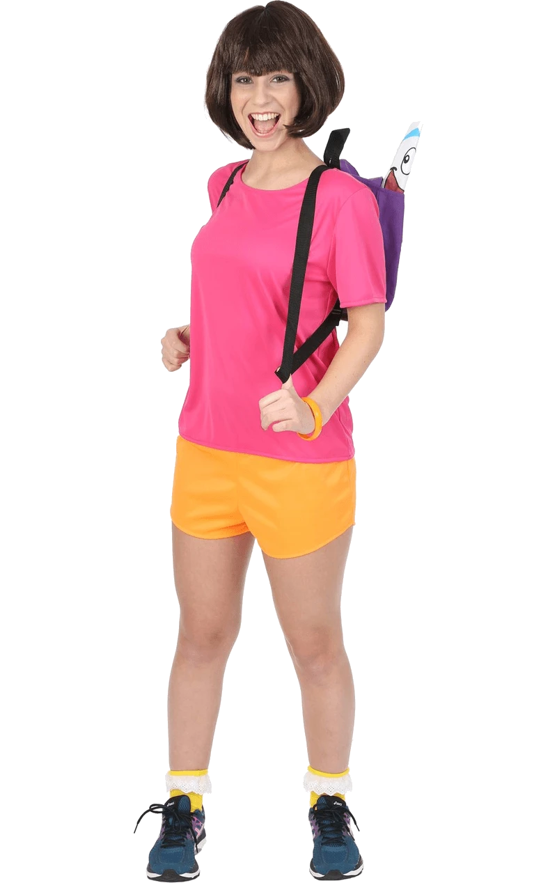 Adult Dora The Explorer Costume 1 Adult Dora The Explorer Costume