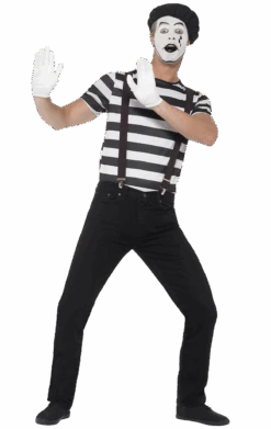 Smiffys Mens Mime Artist Costume