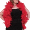 GENERIC Red Feather Boa Accessory 3 GENERIC Red Feather Boa Accessory -Smiffys Sale Store 00040066p