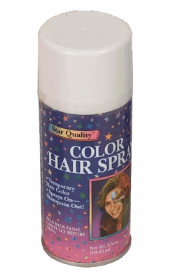 White Hairspray Accessory