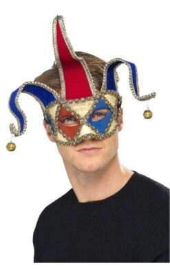 Smiffys Venetian Musical Jester Facepiece