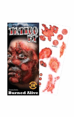 Burned Alive Temporary Tattoos