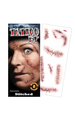 Stitched Up Temporary Tattoos