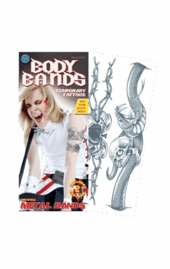 Snake Body Band Tattoo