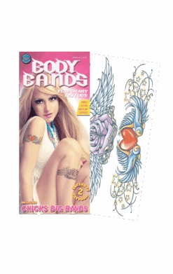 Swallows Body Band Tattoo