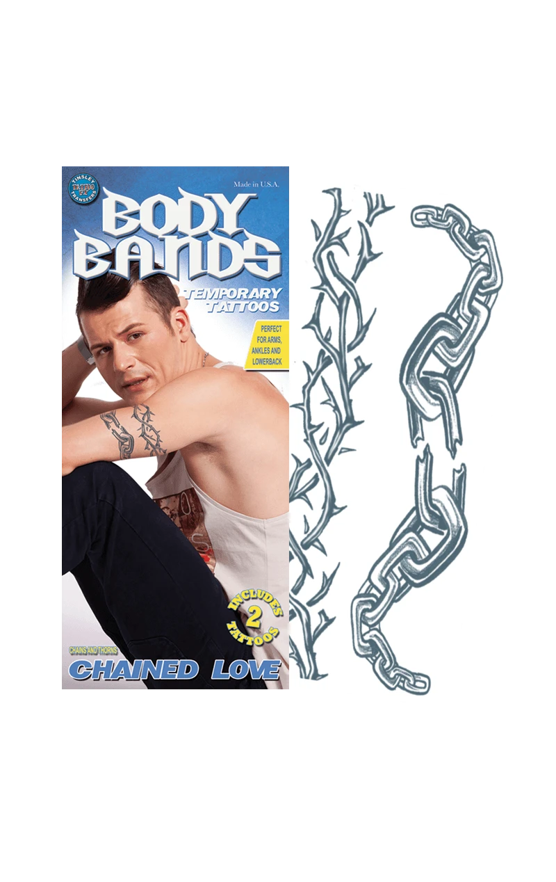 Chained Body Band Tattoo 1 Chained Body Band Tattoo