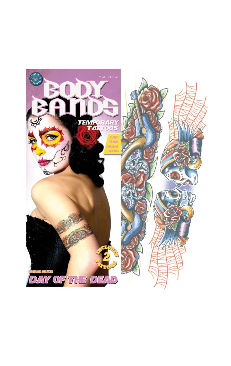 Gypsy Skull Body Band Tattoo 1 Gypsy Skull Body Band Tattoo